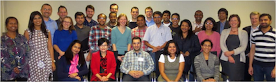 Young Diabetologists with Partha Kar, and Donna, Vijaya and Matthew from Kings Fund